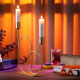 Golden Candleholder